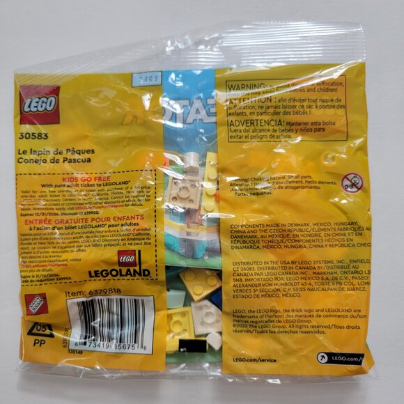 LEGO 30583 Creator Easter Bunny, retired polybag, New - Picture 3 of 3